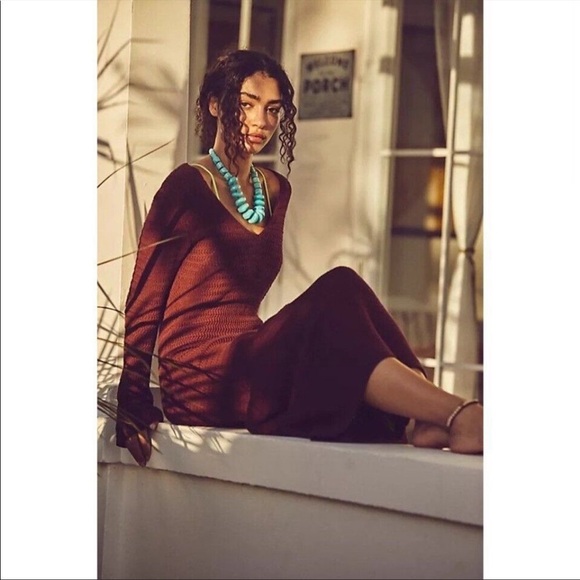 Free People Beach Colbie Sweater Maxi Dress - Picture 4 of 6